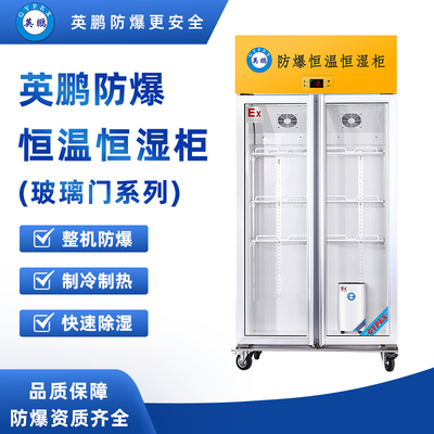 防爆玻璃双门恒温恒温柜500L YP-P500EX